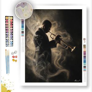 JAZZ TRUMPETER - Paint by Numbers Full Kit