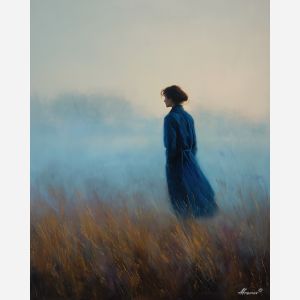 WOMAN IN BLUE SILENCE