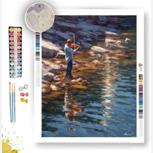 RIVER VIOLINIST - Paint by Numbers Full Kit