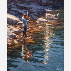 RIVER VIOLINIST