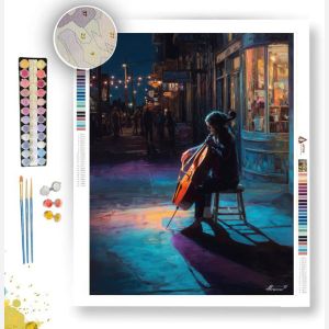 STREET CELLIST - Paint by Numbers Full Kit