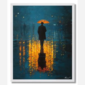 MAN IN RAINLIGHT - FRAMED