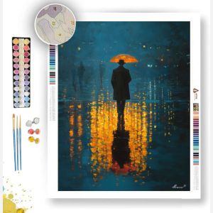MAN IN RAINLIGHT - Paint by Numbers Full Kit