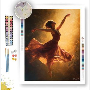 DANCER IN LIGHT - Paint by Numbers Full Kit