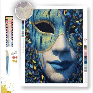 BLUE MASK - Paint by Numbers Full Kit