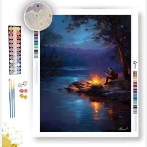 RIVER GUITAR - Paint by Numbers Full Kit