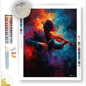 RED VIOLINIST - Paint by Numbers Full Kit