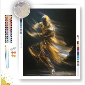 DANCER IN GOLD - Paint by Numbers Full Kit