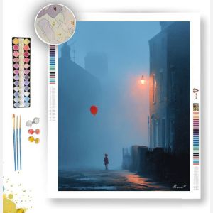 CHILD WITH A BALLOON - Paint by Numbers Full Kit