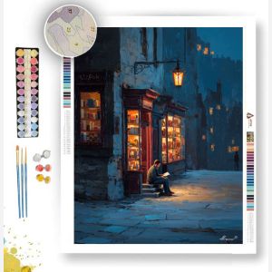 BOOKSELLERS EVENING - Paint by Numbers Full Kit