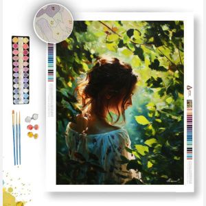 WOMAN UNDER TREES - Paint by Numbers Full Kit
