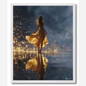 WOMAN IN THE STORM - FRAMED