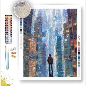 DREAMER IN THE CITY - Paint by Numbers Full Kit