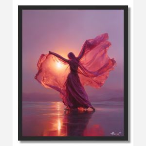 DANCER WITH VEIL - FRAMED