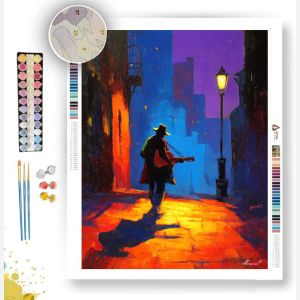 MAN WITH THE GUITAR - Paint by Numbers Full Kit