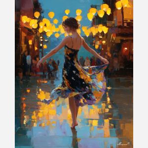 DANCER IN THE SQUARE