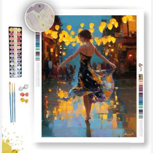 DANCER IN THE SQUARE - Paint by Numbers Full Kit