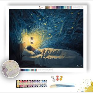 FIRELIGHT DREAMER - Paint by Numbers Full Kit