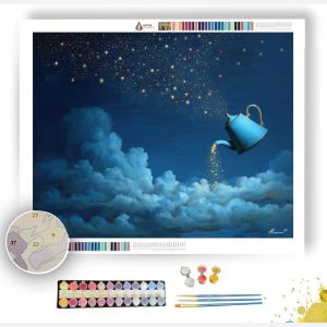 THE BLUE TEAPOT SKY - Paint by Numbers Full Kit