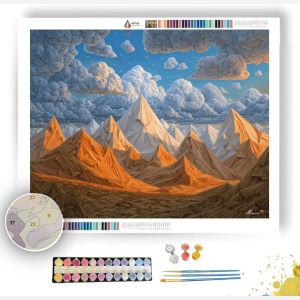 MOUNTAIN OF PAPER - Paint by Numbers Full Kit