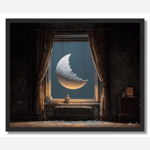 THE PAPER MOON DREAMER - FRAMED