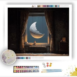 THE PAPER MOON DREAMER - Paint by Numbers Full Kit