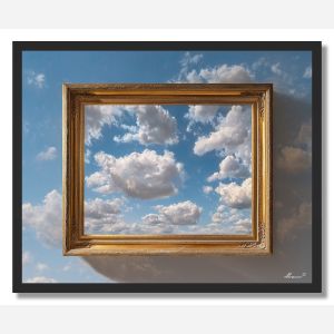 CLOUDS IN A FRAME - FRAMED