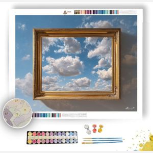 CLOUDS IN A FRAME - Paint by Numbers Full Kit