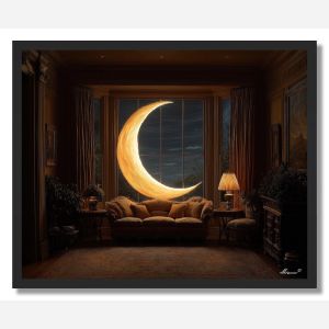 MOON WINDOW - FRAMED
