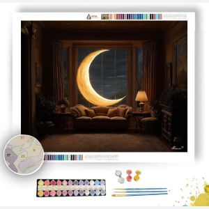 MOON WINDOW - Paint by Numbers Full Kit