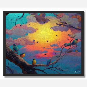 BIRD SONG MORNING - FRAMED