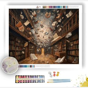 THE FLYING BOOKS - Paint by Numbers Full Kit