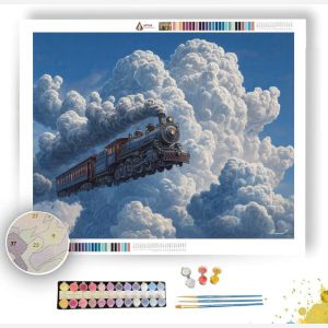 CLOUD TRAIN - Paint by Numbers Full Kit