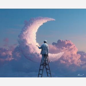 MOON AND THE PAINTED MAN