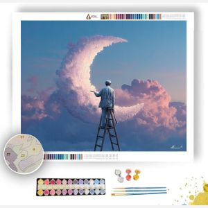 MOON AND THE PAINTED MAN - Paint by Numbers Full Kit
