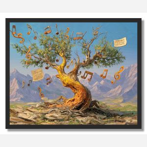 TREE OF MUSIC - FRAMED