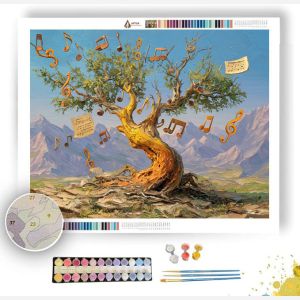 TREE OF MUSIC - Paint by Numbers Full Kit