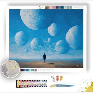 PAINTER OF MOONS - Paint by Numbers Full Kit