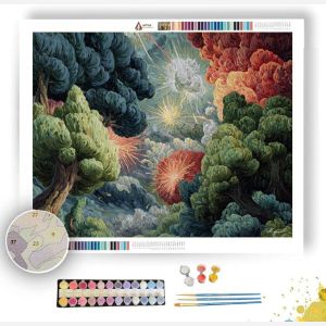 FIREWORK FIELDS - Paint by Numbers Full Kit