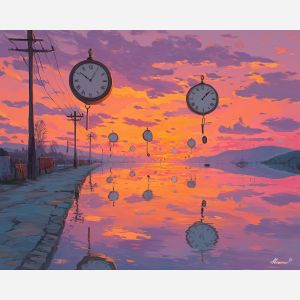 FLOATING CLOCK STREET