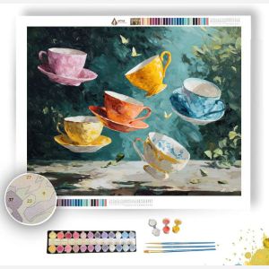 FLOATING TEA PARTY - Paint by Numbers Full Kit