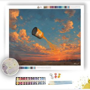 PAINT CAN SKY - Paint by Numbers Full Kit