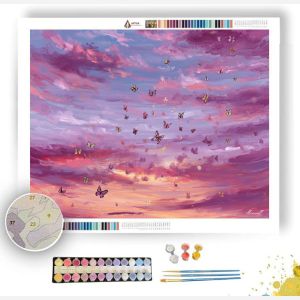 BUTTERFLY DREAM SKY - Paint by Numbers Full Kit