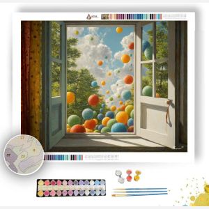 BALLOON WINDOW - Paint by Numbers Full Kit