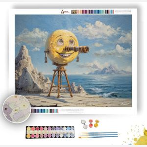 MOON TELESCOPE - Paint by Numbers Full Kit