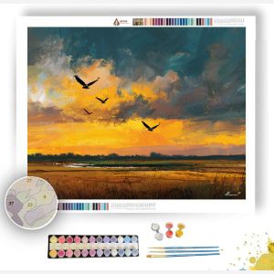 SKETCHED BIRDS - Paint by Numbers Full Kit