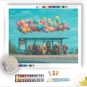 DREAM BUS STOP - Paint by Numbers Full Kit