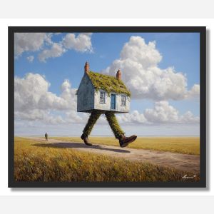 THE WALKING HOUSE - FRAMED