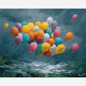 RAIN OF BALLOONS