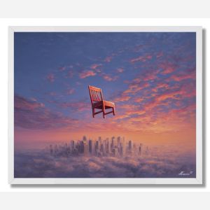 FLYING CHAIR DREAM - FRAMED